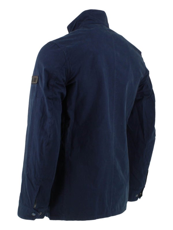 Knielanger Mantel - Blau shop online: BARBOUR