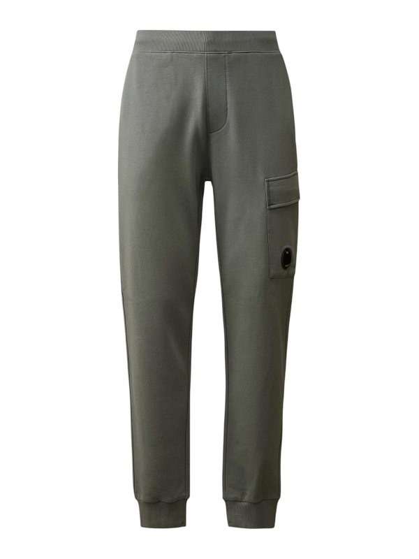 C.P. COMPANY: Pantalons casual - Pantalons Décontractés - Gris