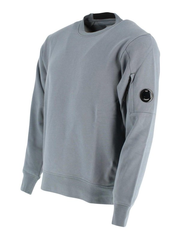 C.P. COMPANY: U-Boot-Ausschnitt online - U-Boot-Pullover - Grau