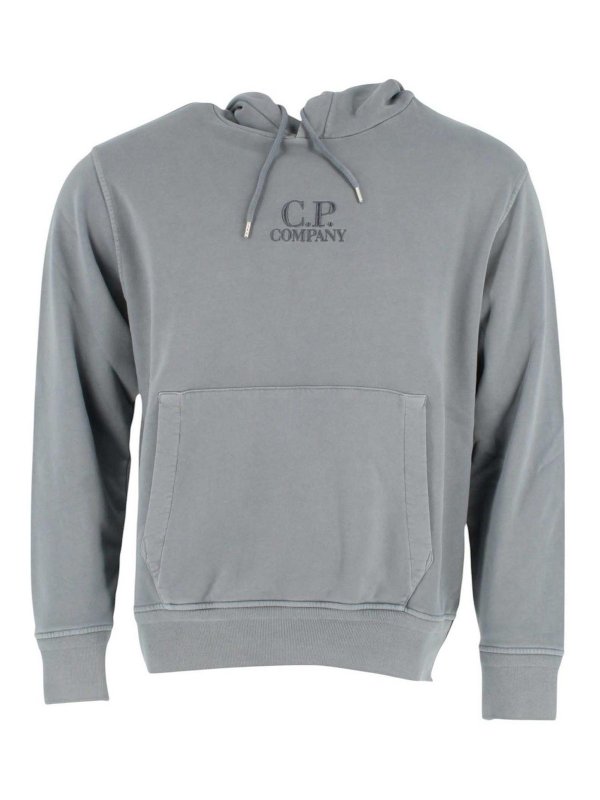 C.P. COMPANY: U-Boot-Ausschnitt - U-Boot-Pullover - Grau