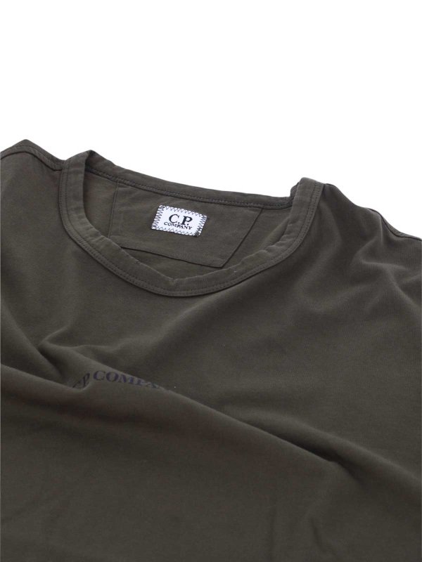 Tシャツ・カットソー C.P. COMPANY Men T-shirt Green 18CMTS085A005431G 683 C.P. Company T-shirt - Green - Men | 18CMTS085A005431G683