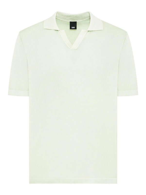 DUNO: bluse - Polo in cotone a manica corta