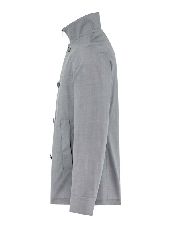 DUNO: ニーレングスコート online - 膝丈コート - グレー