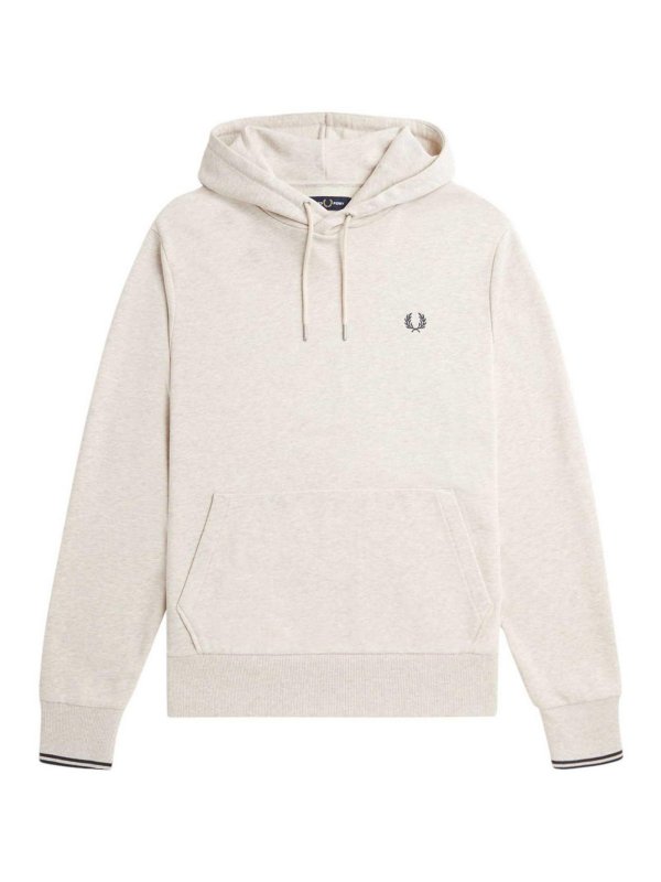 FRED PERRY: U-Boot-Ausschnitt - U-Boot-Pullover - Beige
