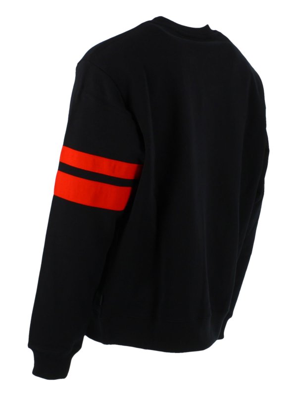 Logo regular crewneck shop online: GCDS