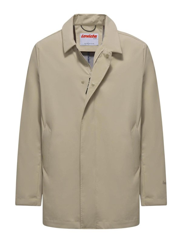 INVICTA: Knielange Mäntel - Knielanger Mantel - Beige