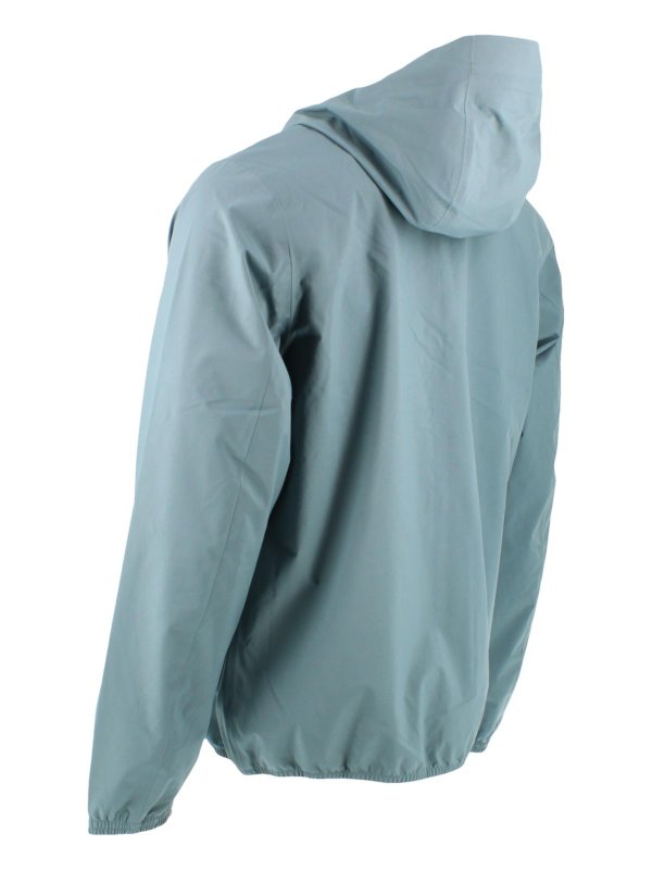 膝丈コート - ブルー shop online: K-WAY