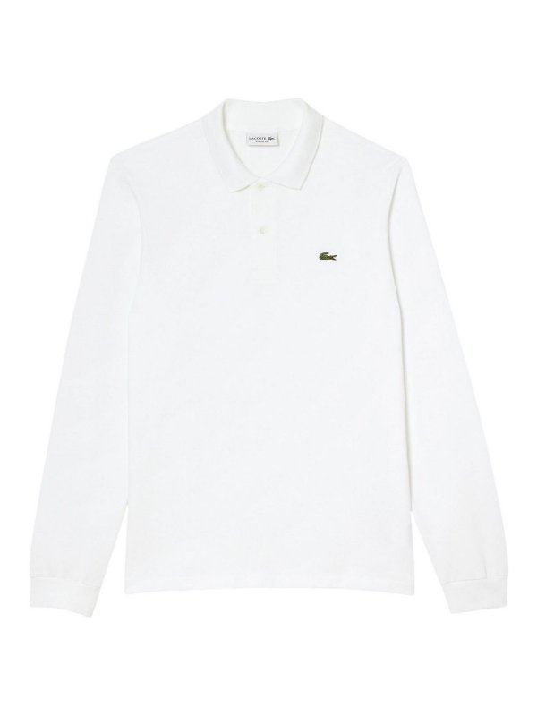 Tシャツ・カットソー LACOSTE Men Polo Shirts L13121 White Lacoste Polo shirt - White - Men | L13121 | Shop online at THEBS