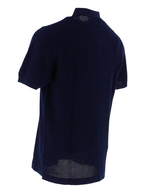 Polo in cotone a manica corta shop online: MC2 SAINT BARTH