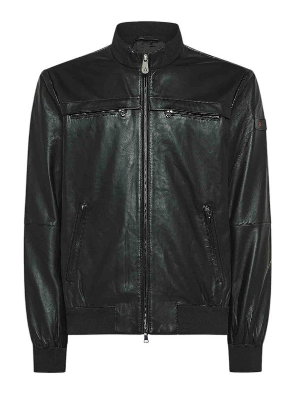PEUTEREY: leather jacket - Leather jacket