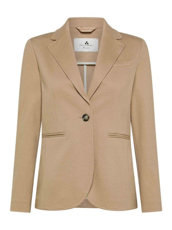 アウターその他 PEUTEREY Woman Blazer Beige PED528101131966 802 PEUTEREY: women's blazer - Beige | Peuterey blazer