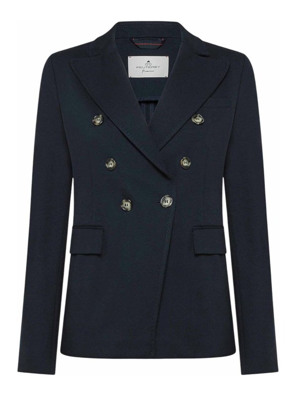 スーツ PEUTEREY Women Suit Jackets PED528201131966215 Blue Peuterey Jacket - Blue - Women | PED528201131966215 | thebs.com