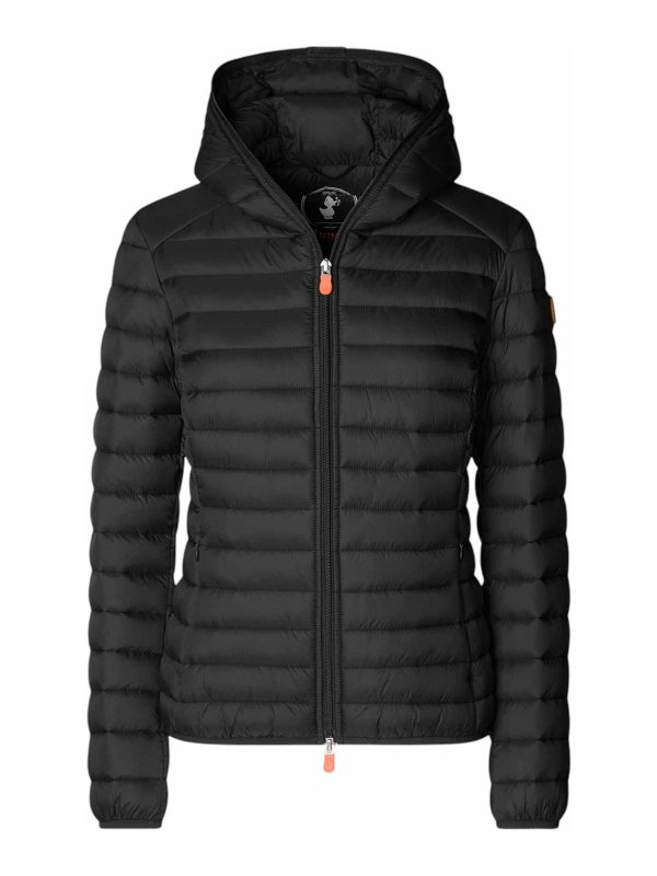 Save The Duck: Abrigos semilargos - Abrigo Midi - Negro