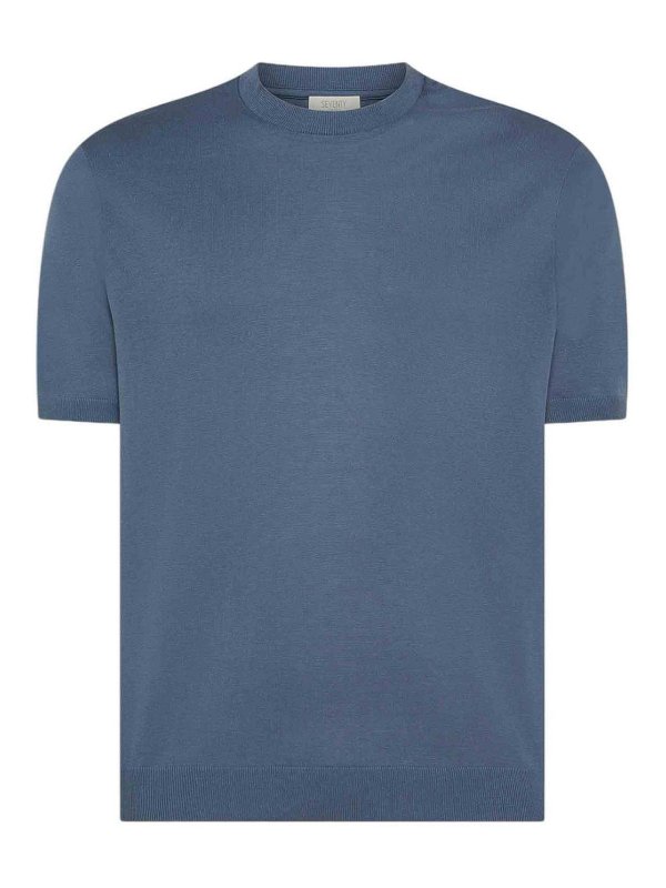 SEVENTY: T-shirts - T-Shirt - Blau