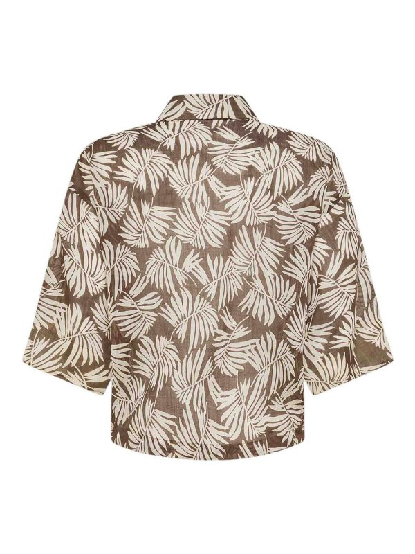 SEVENTY: シャツ - シャツ - ブラウン