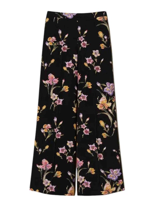 TWINSET: カジュアルトラウザー - カジュアルパンツ - マルチカラー