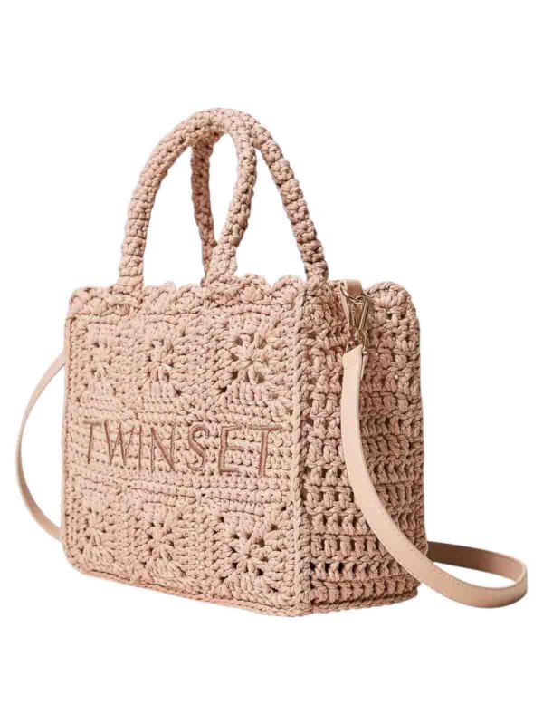 TWINSET: Handtaschen online - Shopper - Beige