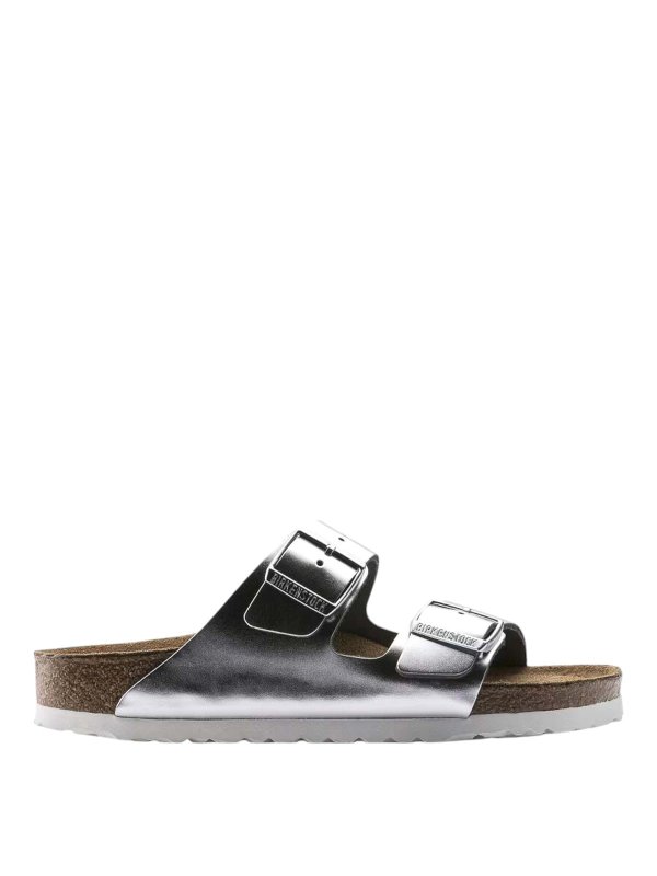 BIRKENSTOCK: サンダル - サンダル - 銀
