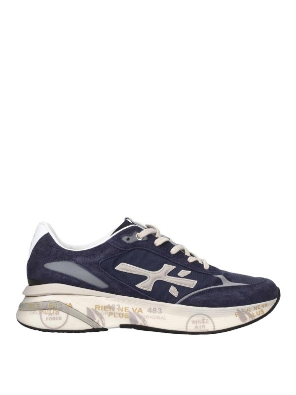 PREMIATA: Chaussures de sport - Baskets - Bleu