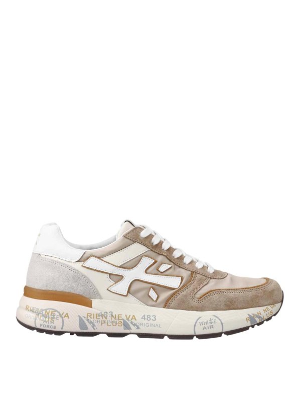 PREMIATA: Chaussures de sport - Baskets - Marron