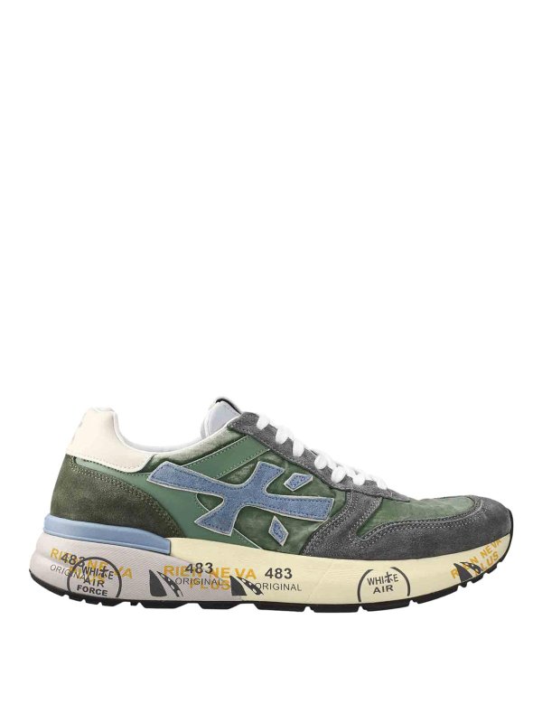 PREMIATA: Chaussures de sport - Baskets - Vert