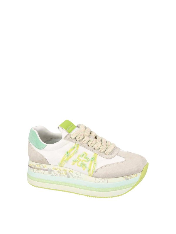 PREMIATA: Chaussures de sport online - Baskets - Blanc