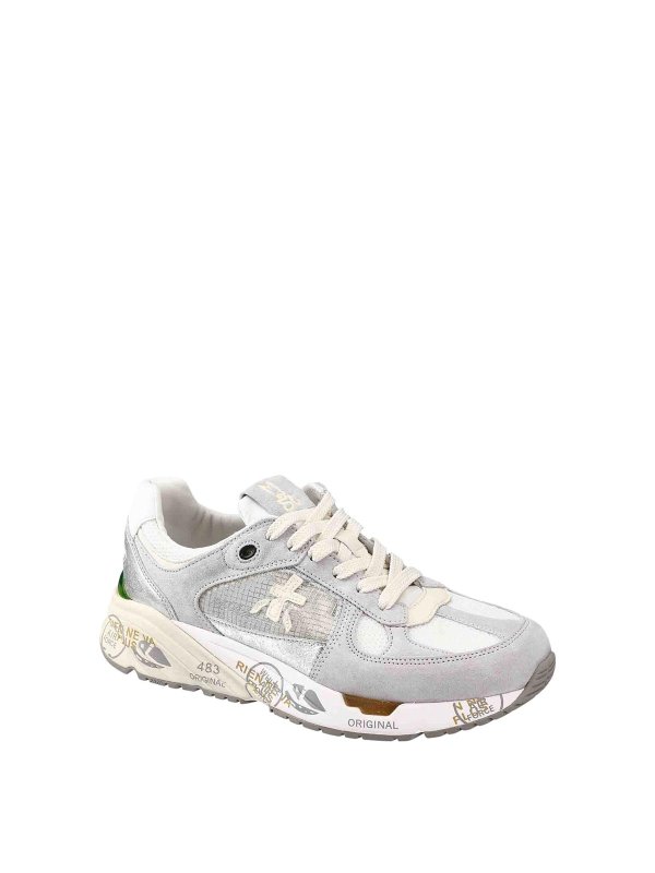 PREMIATA: Chaussures de sport online - Baskets - Argent
