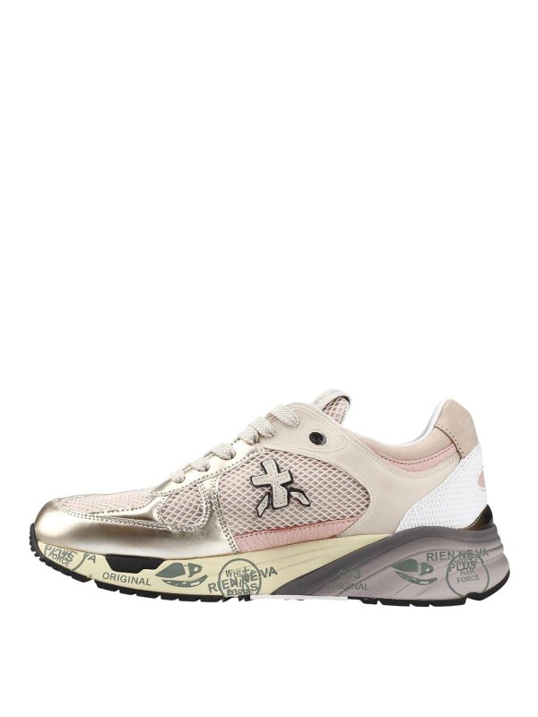 PREMIATA: Chaussures de sport online - Baskets - Or