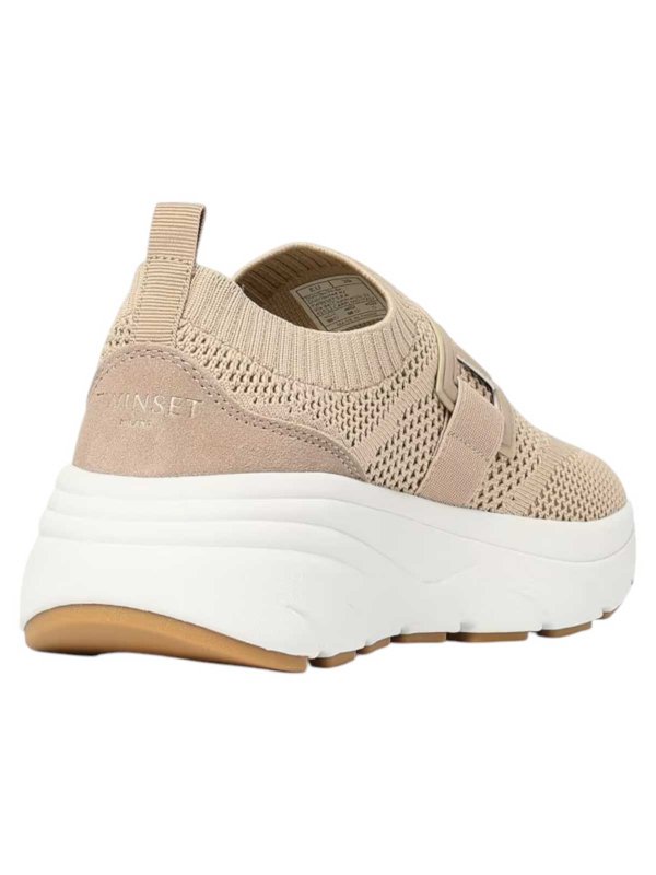 The Best Shops TWINSET: Chaussures de sport - Baskets - Beige