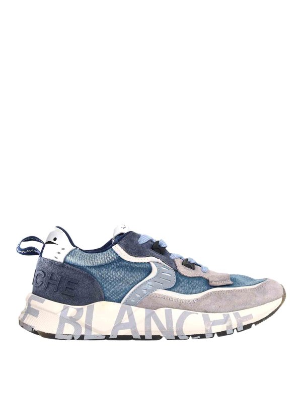 VOILE BLANCHE: Chaussures de sport - Baskets - Bleu