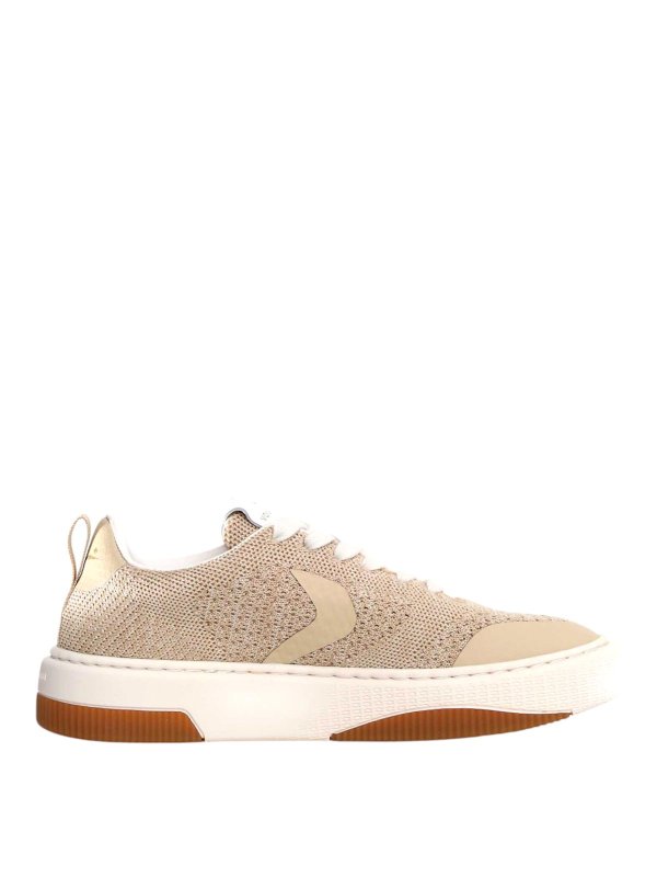 VOILE BLANCHE: Chaussures de sport - Baskets - Beige