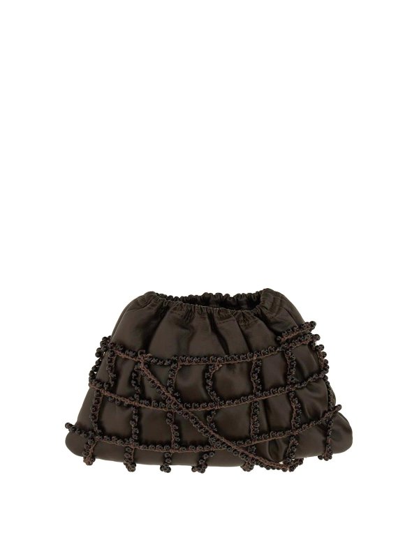 ALYSI: cross body bags - Mini Leather Bag