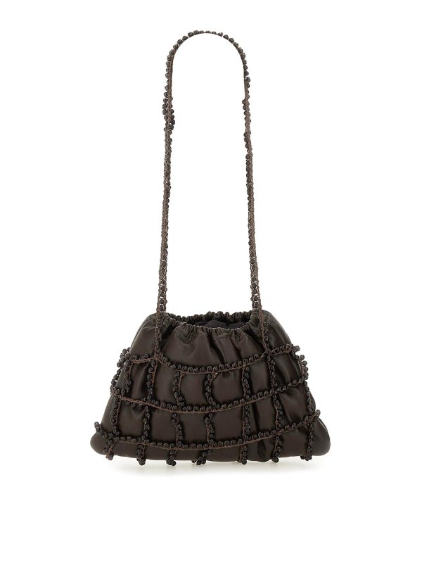 ALYSI: cross body bags online - Mini Leather Bag