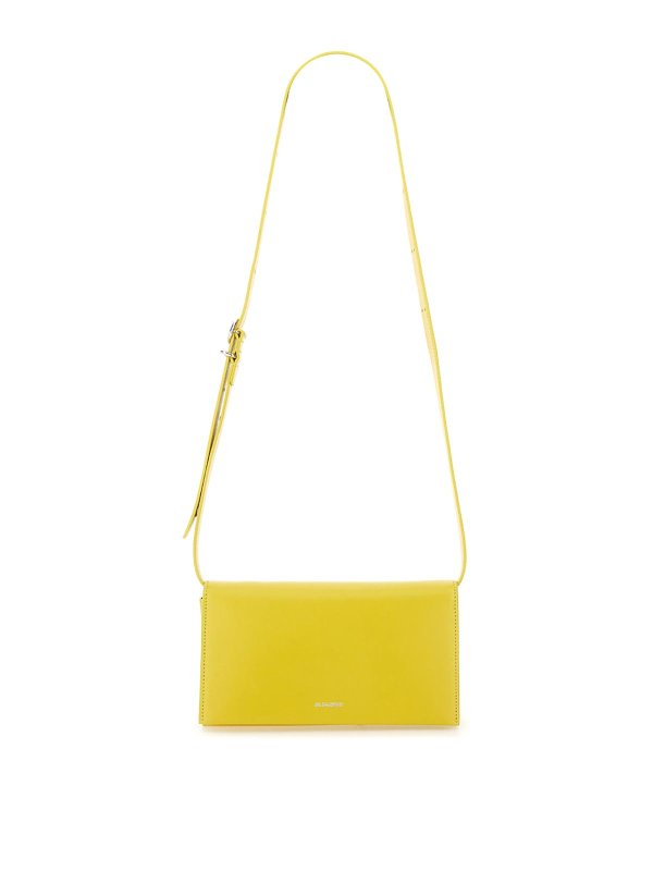 JIL SANDER: クロスボディバッグ - クロスボディバッグ - イエロー