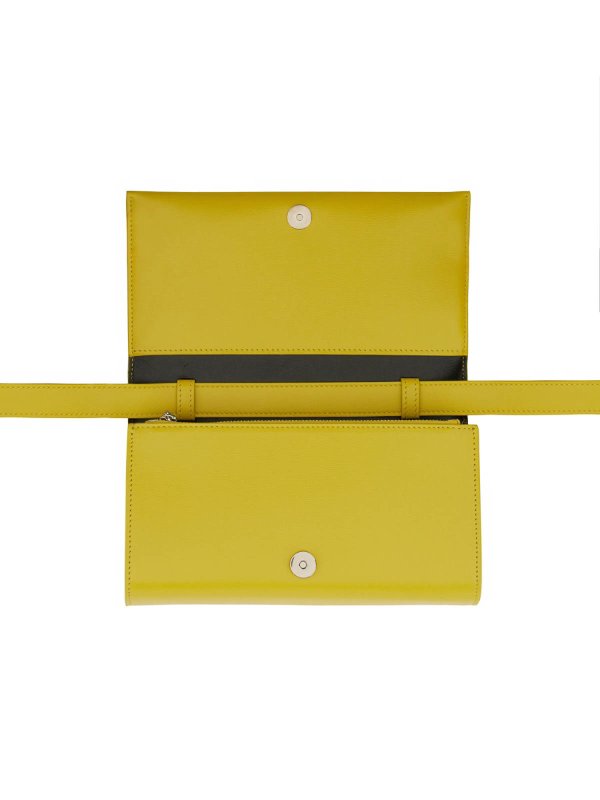 The Best Shops JIL SANDER: クロスボディバッグ - クロスボディバッグ - イエロー