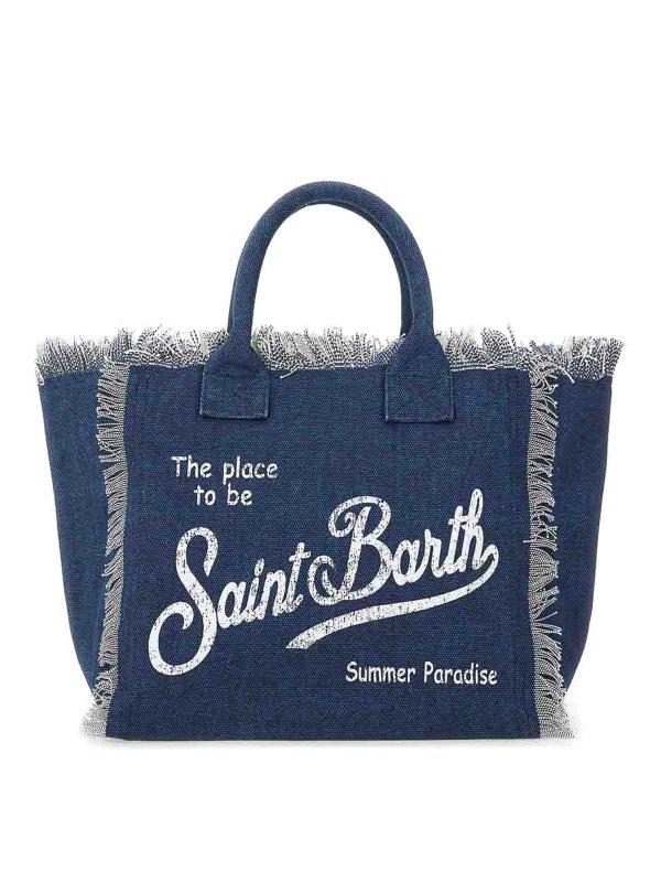MC2 SAINT BARTH: Handtaschen - Shopper - Blau