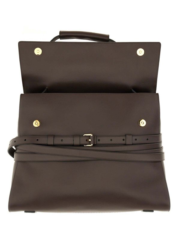 クロスボディバッグ - ダークブラウン shop online: MOSCHINO