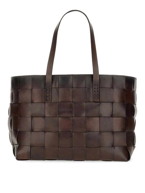 DRAGON DIFFUSION: Sacs à main - Sac Cabas - Marron