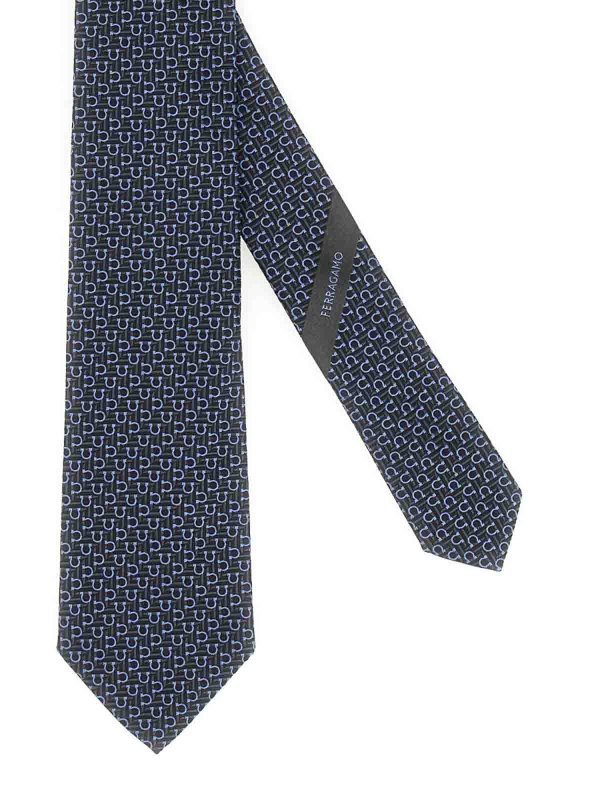 FERRAGAMO: ネクタイ＆蝶ネクタイ online - ネクタイ - ブルー
