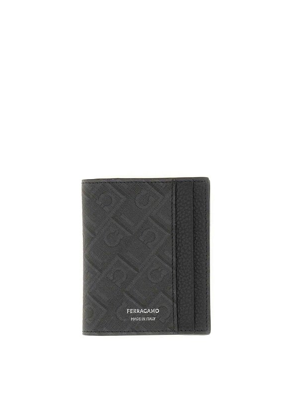 FERRAGAMO: 財布＆ポーチ - 財布 - 黒
