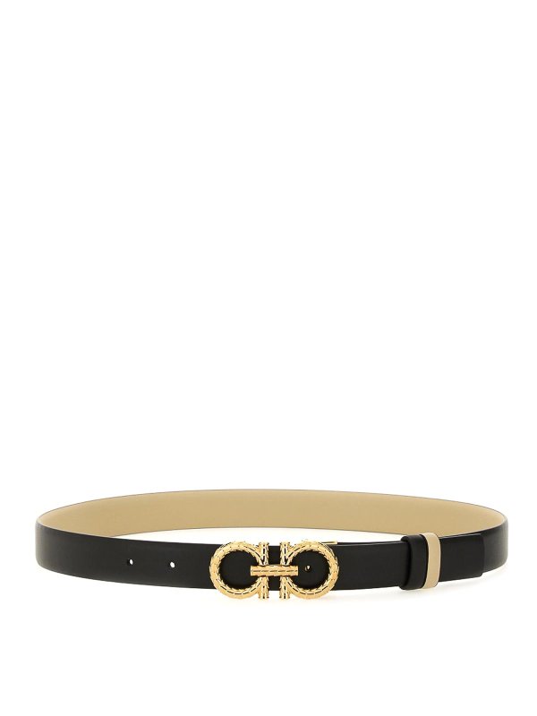 FERRAGAMO: ベルト - ベルト - 黒