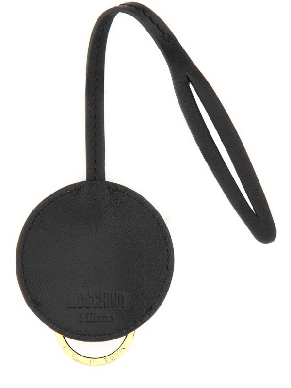 MOSCHINO: portachiavi online - Portachiavi in pelle