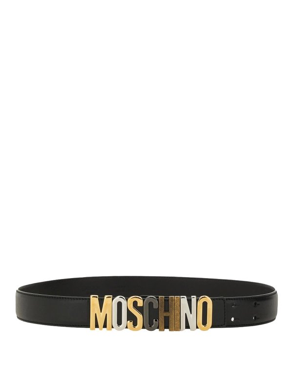 MOSCHINO: cinture - Cintura  con logo