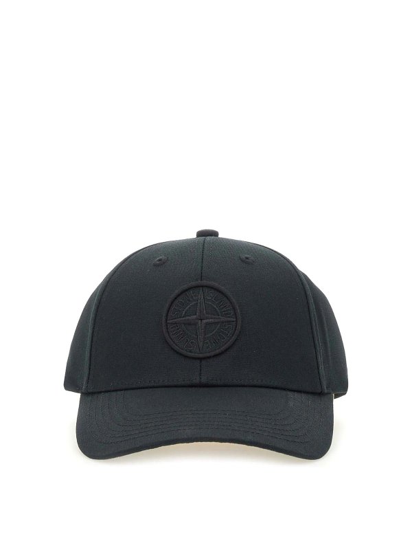 STONE ISLAND: 帽子＆キャッブ - 帽子 - 黒