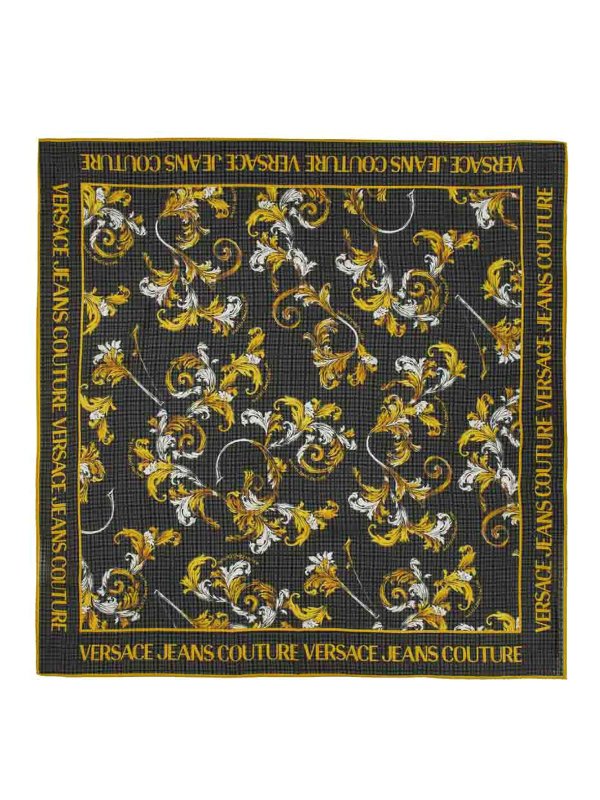 Versace Jeans Couture: スカーフ - スカーフ - 黒