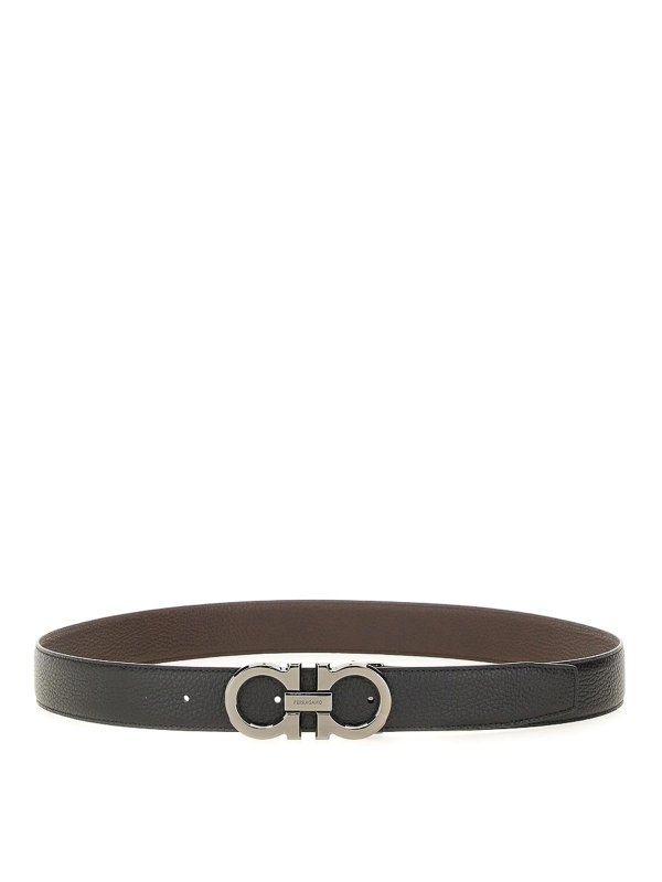 FERRAGAMO: Cinturones - Cinturón - Negro