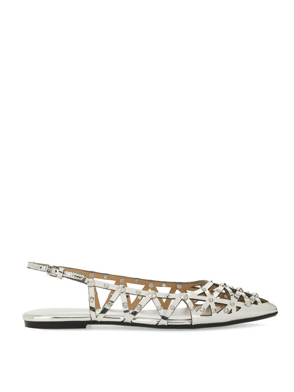 ASH: フラットシューズ - フラットシューズ - 銀