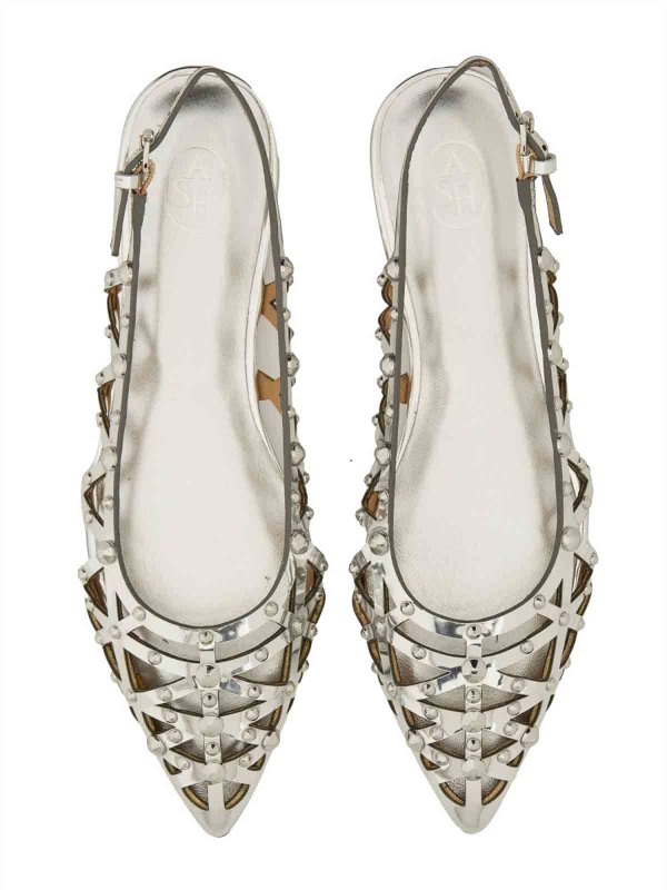 The Best Shops ASH: フラットシューズ - フラットシューズ - 銀