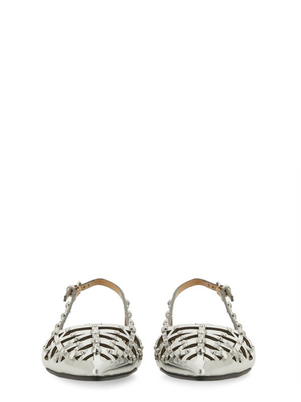 フラットシューズ - 銀 shop online: ASH