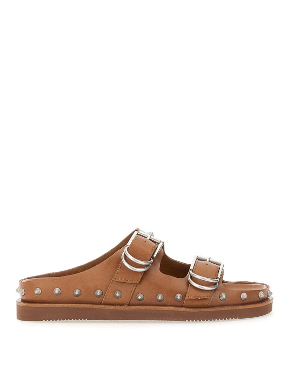 ASH: Sandalen - Sandalen - Hellbraun